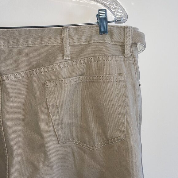 Lands End Mens Traditional Fit Khaki Pants Size 42 Elastic Waistband - Picture 5 of 7